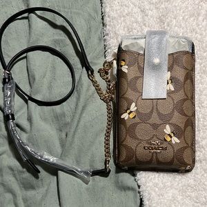 Coach Bumblebee phone holder